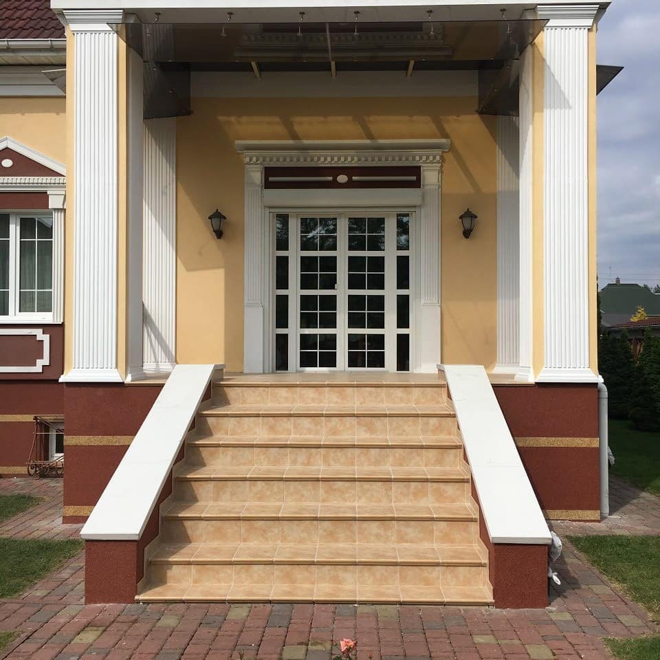 Монтаж клинкерных ступеней и плитки