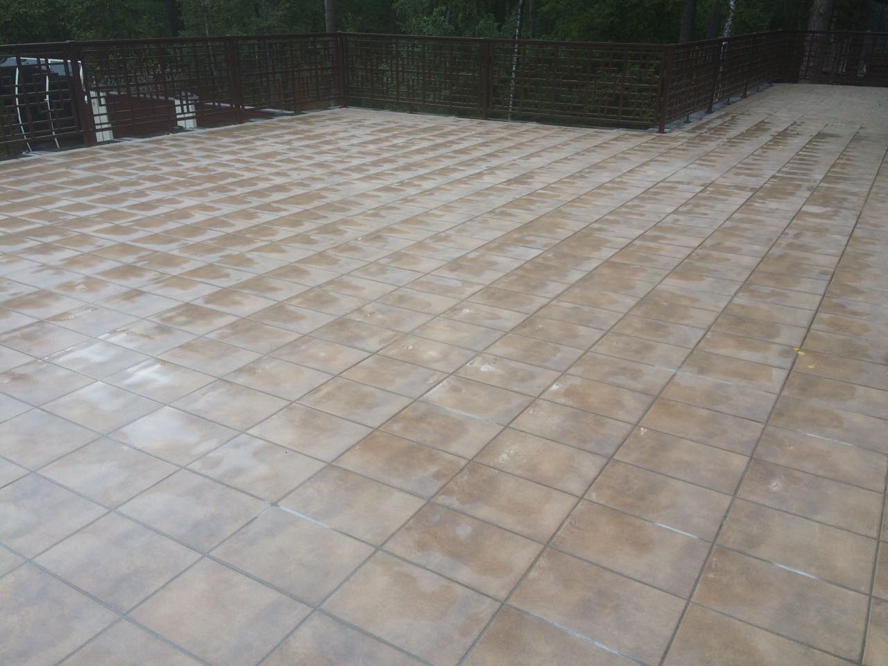 Монтаж клинкерных ступеней и плитки