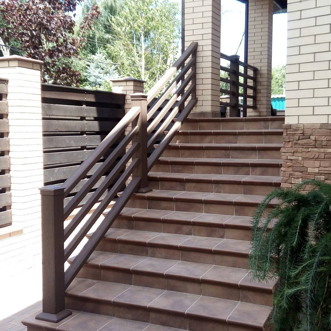 Монтаж клинкерных ступеней и плитки