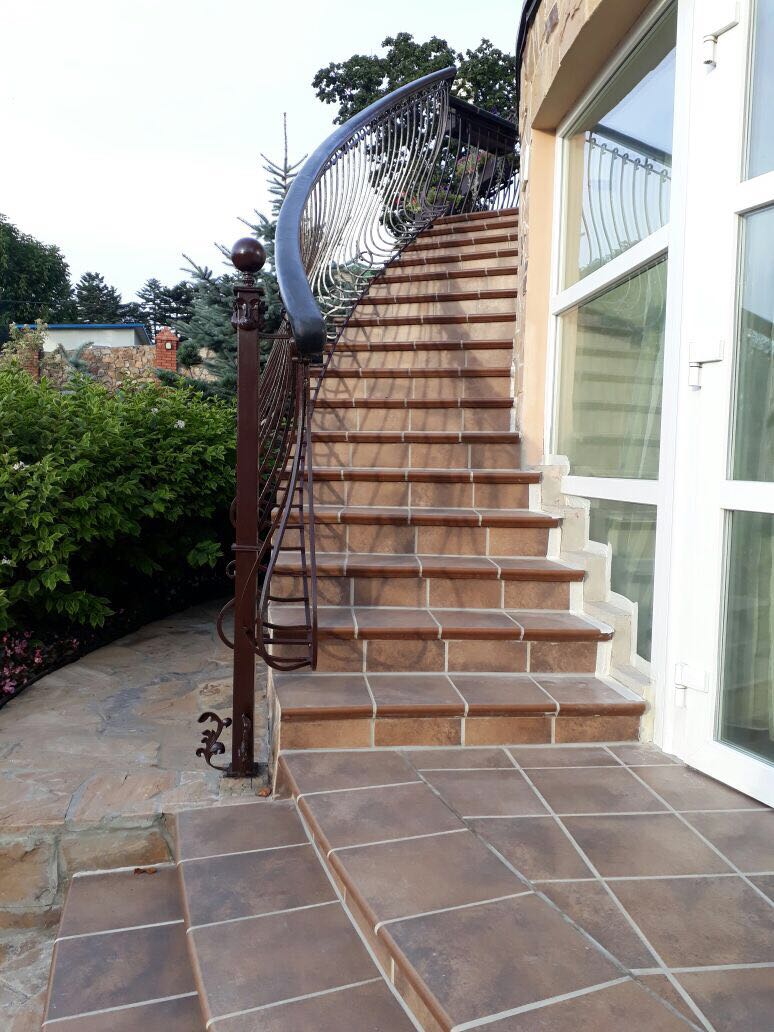 Монтаж клинкерных ступеней и плитки