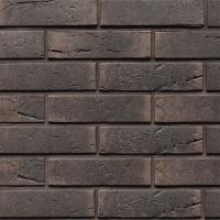 Клинкерный кирпич ручной формовки KÖNIGSTEIN пустотелый Мангейм Шварц, 250*85*65 мм