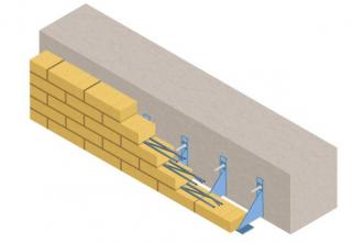 Системы для фасадов из облицовочного кирпича