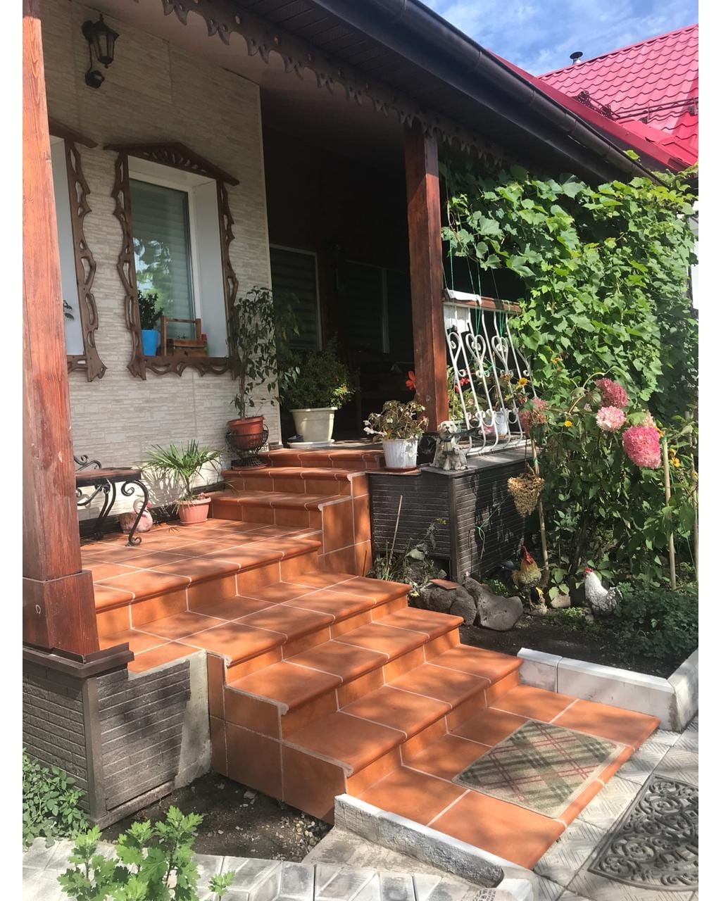 Монтаж клинкерных ступеней и плитки