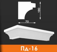 Подоконник Архитек Пд-16, 1000*180*70 мм
