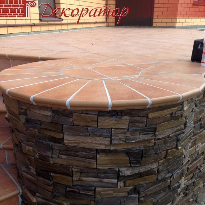 Монтаж клинкерных ступеней и плитки