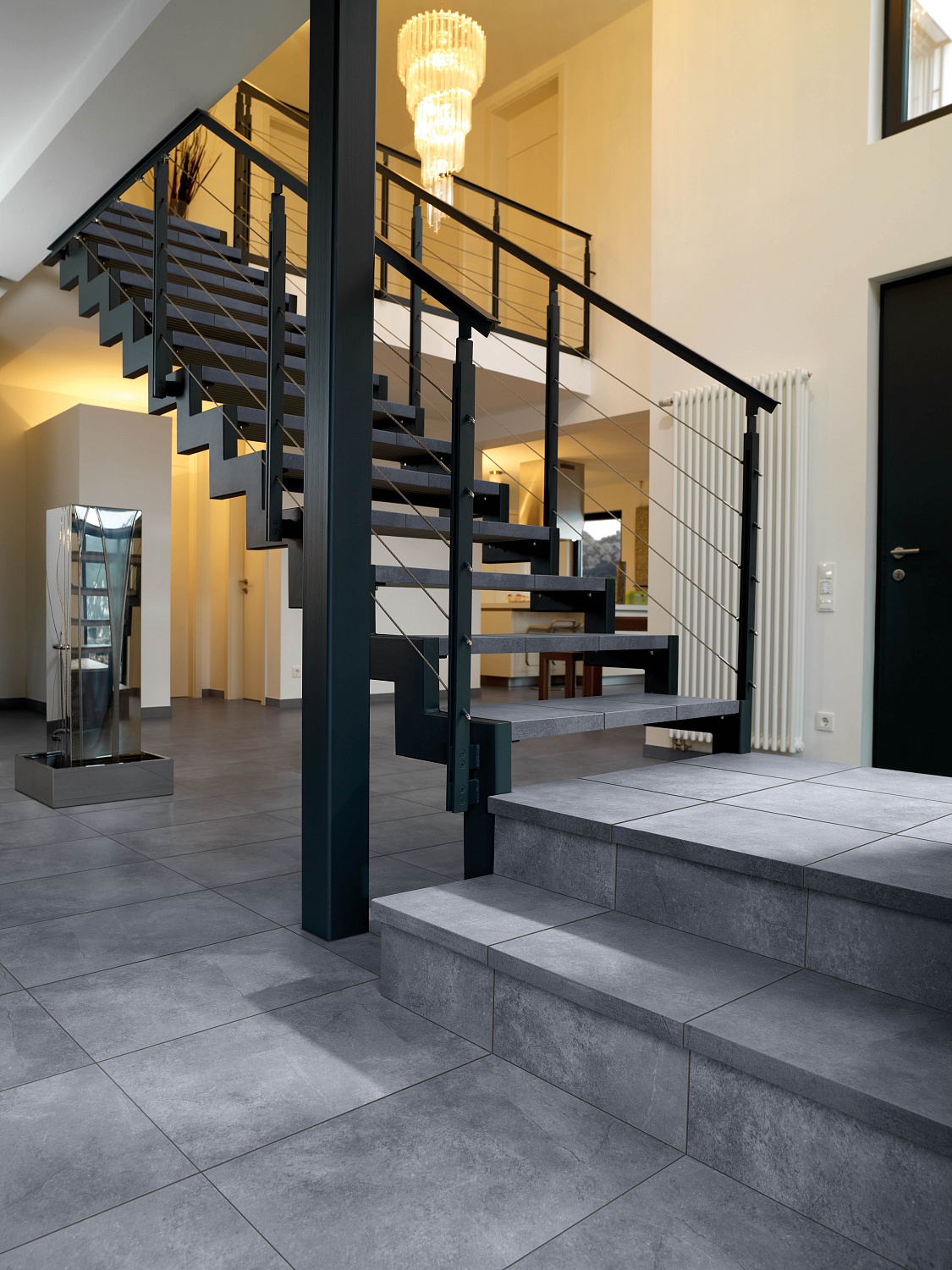 Монтаж клинкерных ступеней и плитки