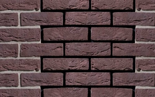 Кирпич ручной формовки ENGELS Aubergine, 215*45-50*65 мм