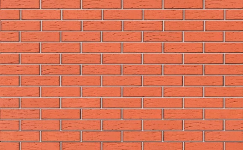Кирпич лицевой керамический BRAER пустотелый красный риф, 250*85*65 мм