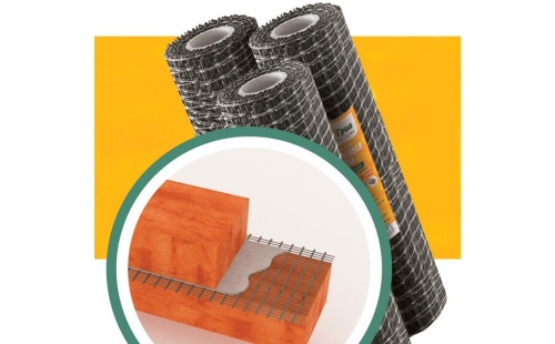 Армирующая базальтовая сетка НЕОГрид Оптима, ширина рулона 100 см, 25*8 мм