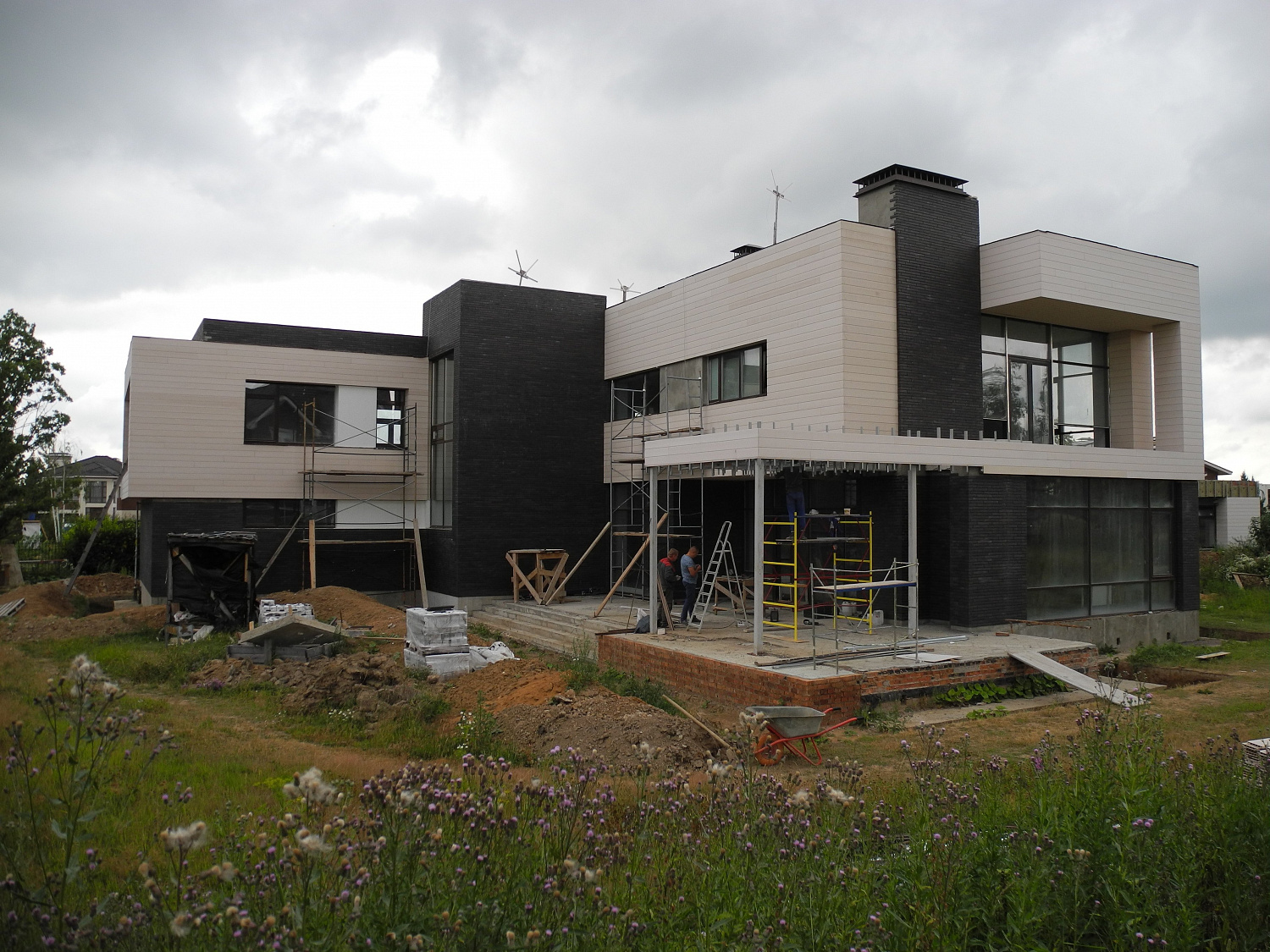 Монтаж фасадов